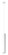 Tortoreto LED Pendant in White (217|204896A)