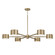 Henley LED Chandelier in Aged Brass (65|460901AD)