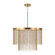 Rae LED Pendant in Aged Brass (65|359321AD)