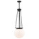 Kent One Light Pendant in Matte Black (63|P0447)
