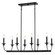 Durham Eight Light Linear Chandelier in Matte Black (63|H0315)