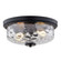 Northlake Two Light Flush Mount in Matte Black (63|C0335)