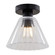 Dalton One Light Flush Mount in Matte Black (63|C0322)