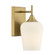 Octave One Light Wall Sconce in Warm Brass (51|960301322)