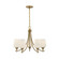 Octave Five Light Chandelier in Warm Brass (51|160325322)
