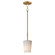 Durham One Light Pendant in Natural Aged Brass (16|92691WTNAB)