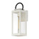 Nassau Vivex One Light Outdoor Wall Lantern in White / Black (16|30914CLWTBK)