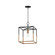 SoHo One Light Pendant in Black/Weathered Brass (16|28621BKWBR)