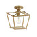Clifton One Light Pendant / Semi-Flush in Natural Aged Brass (16|25311NAB)