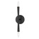 Rome Two Light Wall Sconce in Black (16|24620BK)