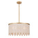Marimba Four Light Pendant in Weathered White (16|22512WWTNAB)