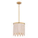Marimba One Light Pendant in Weathered White (16|22511WWTNAB)