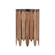 Marimba One Light Wall Sconce in Walnut (16|22510WNGM)