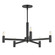 Emana Five Light Chandelier in Black (16|21365BK)