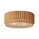 Satori Two Light Flush Mount in Natural Aged Brass (16|14459NANAB)