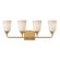 Hudson Four Light Bath Vanity in Natural Aged Brass (16|12884SWNAB)