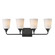 Hudson Four Light Bath Vanity in Black (16|12884SWBK)