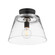 Hudson One Light Pendant in Black (16|12880CLBK)