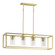 Lateral Four Light Linear Pendant in Satin Brass (16|10288CLSBR)