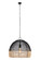 Downtown Urban Naturals One Light Pendant in Matte Black (405|6591PBK20NT)