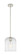 Downtown Urban One Light Pendant in Polished Nickel (405|4341SPNG5598CL)