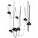 Fremont LED Chandelier in Black (192|HF7207G102BLK)