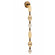 Dubai LED Wall Sconce in Aged Golden Brass (192|HF7161AGB)