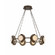 Mayfair LED Chandelier in Aged Brass (192|HF7008AB)