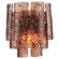 Fire and Ice Two Light Wall Sconce in Lacquered Gold (581|853642)