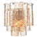 Fire and Ice Two Light Wall Sconce in Lacquered Gold (581|852642)