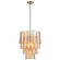 Fire and Ice Five Light Chandelier in Lacquered Gold (581|852615)