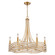 Anastasia Six Light Chandelier in Lacquered Gold (581|852336)