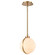 Lumis One Light Pendant in Lacquered Gold (581|852211)