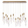 Aurora LED Linear Pendant in Natural Brass (581|8521614)