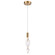Aurora LED Pendant in Natural Brass (581|852111)