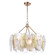 Strata Eight Light Chandelier in Lacquered Gold (581|852018)