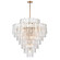 Fire and Ice 21 Light Chandelier in Lacquered Gold (581|8516321)