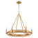 Copa Six Light Chandelier in Natural Brass (581|851156)