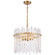 Icicles Four Light Pendant in Natural Brass (581|851034)