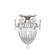 Bagatelle One Light Semi-Flush Mount in Antique Silver (53|123948A)