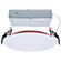 LED Downlight in White / Red (230|S11869R1)