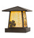 Shamrock One Light Pier Mount in Craftsman Brown (57|291270)