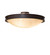 Dionne Three Light Flush Mount in Rusty Nail (57|289934)