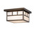 Hyde Park Two Light Flush Mount in Hi-Lited Craftsman Brown (57|287188)