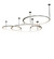 Anillo LED Pendant in Brushed Stainless Steel/Solar Black (57|282356)