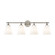 Fusion Four Light Bath Bar in Brushed Nickel (102|FSN8344OPALNCKL)