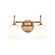 Fusion Two Light Bath Bar in Brushed Brass (102|FSN8312OPALBRSS)