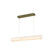 LumenAria LED Linear Pendant in Brushed Brass (102|FAL8235BRSS)