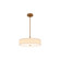 Textile LED Pendant in Brushed Brass (102|FAB9311CREMBRSS)