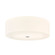 Acryluxe Five Light Flush-Mount in Brushed Nickel (102|ACR9732OPALNCKL)